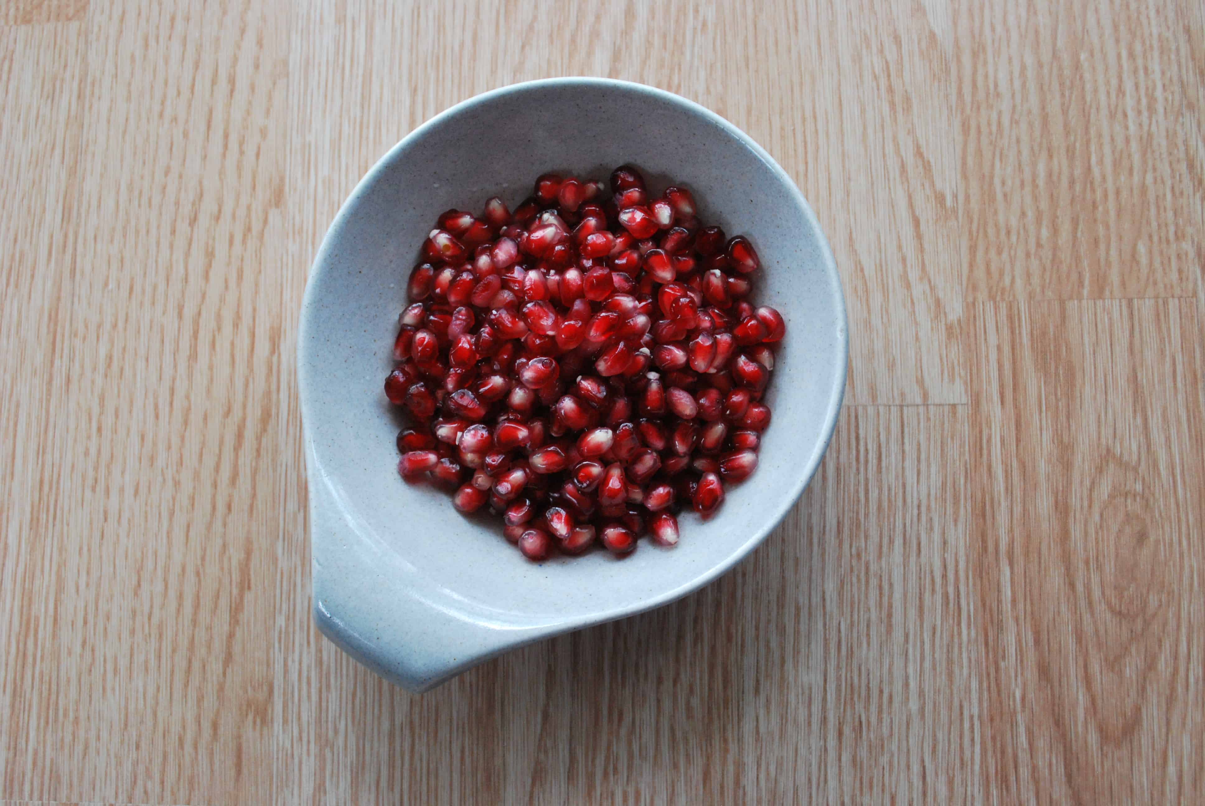 PomegranateSeedsWS Pomegranate Seeds in a bowl