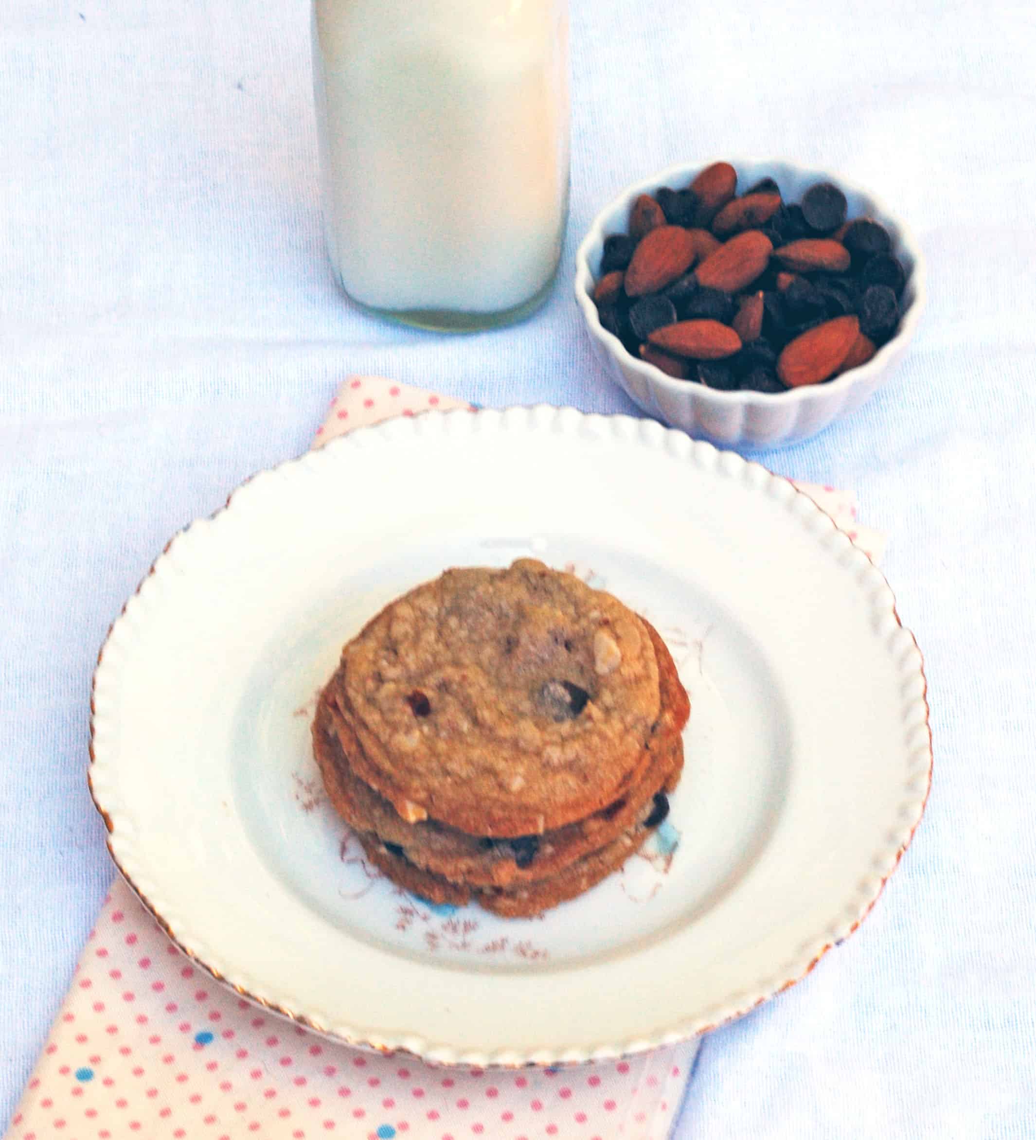 Almond Chocolate Chip Cookies
