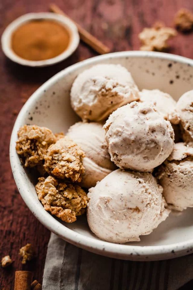 Cinnamon Oatmeal Cookie Ice Cream The LiveIn Kitchen