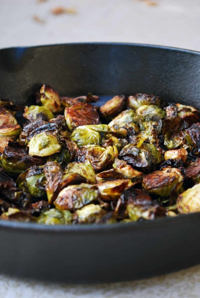 Balsamic Roasted Brussels Sprouts with Garlic The LiveIn Kitchen