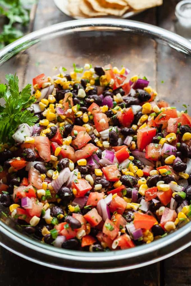 Oven Roasted Corn and Black Bean Salsa The LiveIn Kitchen