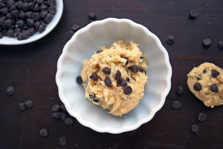 Vegan Cookie Dough for One The LiveIn Kitchen