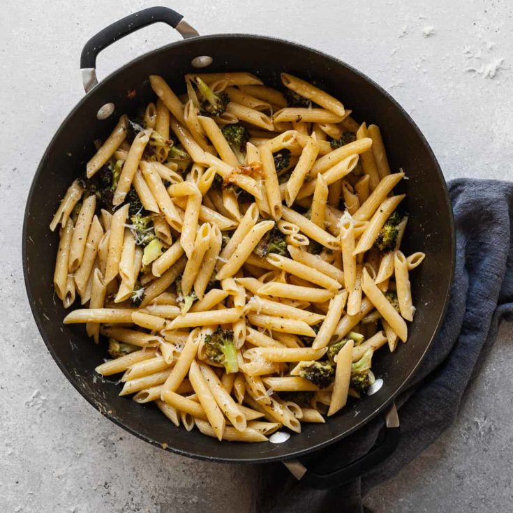 Roasted Garlic and Broccoli Pasta The LiveIn Kitchen