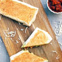 Avocado and Bean Grilled Burritos // The Live-In Kitchen