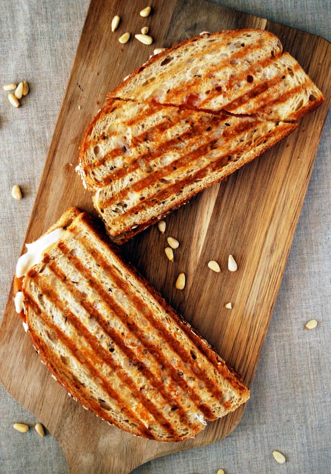 Sun Dried Tomato Pesto Panini // The Live-In Kitchen