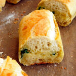 several pieces of perfect garlic bread