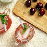 Cherry Mojitos - So bright and refreshing! #WalmartProduce