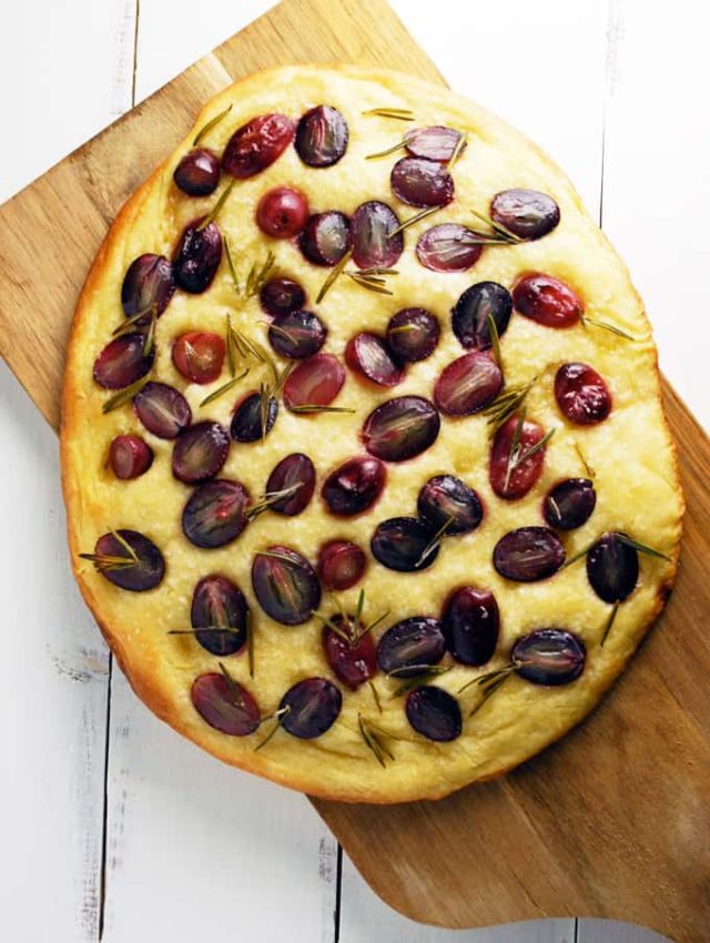 Grape Focaccia and Brie Grilled Cheese The LiveIn Kitchen