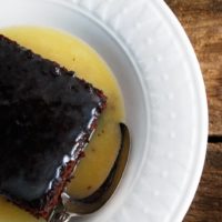Chocolate Cake with Warm Butter Sauce - The ultimate treat!