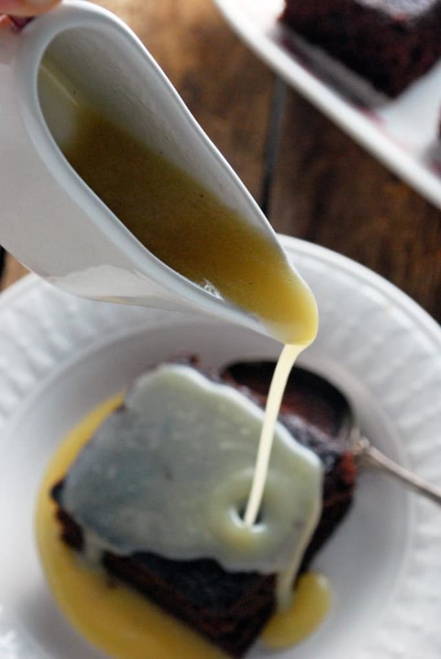 Chocolate Cake with Warm Butter Sauce The LiveIn Kitchen