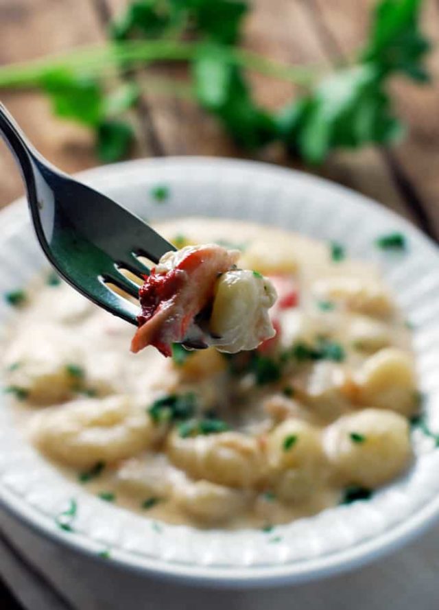 Crab Gnocchi with White Wine Cream Sauce The LiveIn Kitchen