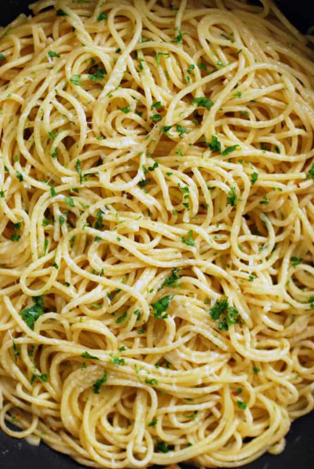 Lemon Anchovy Spaghetti The LiveIn Kitchen