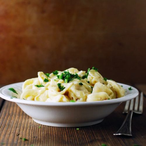 Tortellini with Garlic Chile Oil and Feta The LiveIn Kitchen