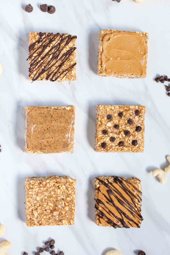 Cashew Butter Granola Bars - Soft, chewy granola bars that are naturally sweetened. These are so easy and delicious! theliveinkitchen.com