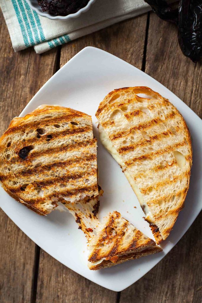 a harissa grilled cheese sandwich