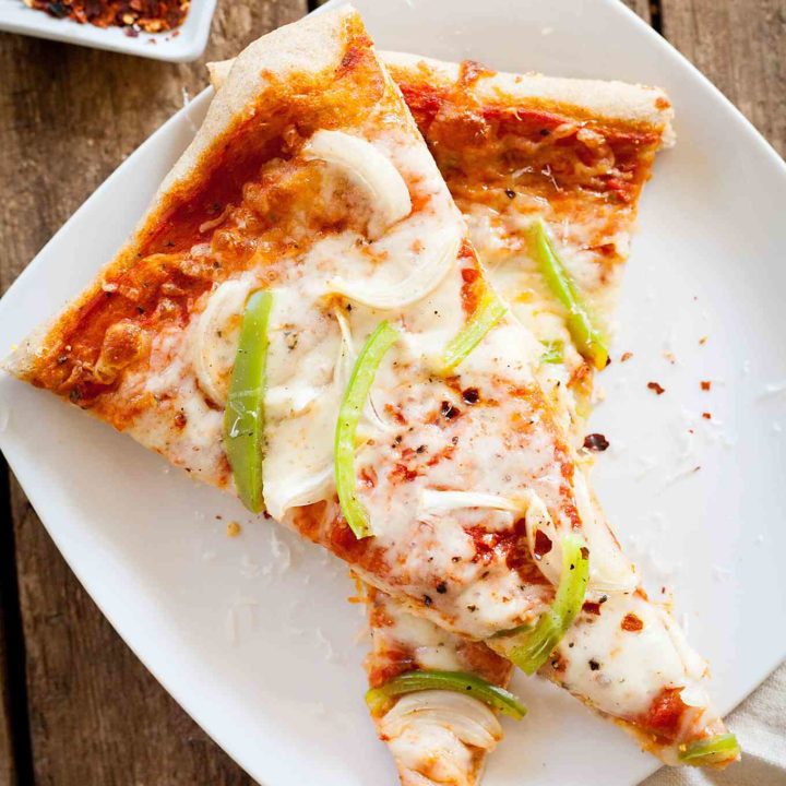 Onion and Green Pepper Pizza The LiveIn Kitchen