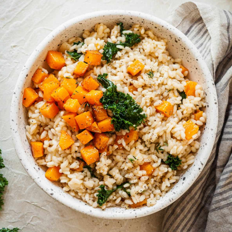Butternut Squash Risotto with Kale The LiveIn Kitchen