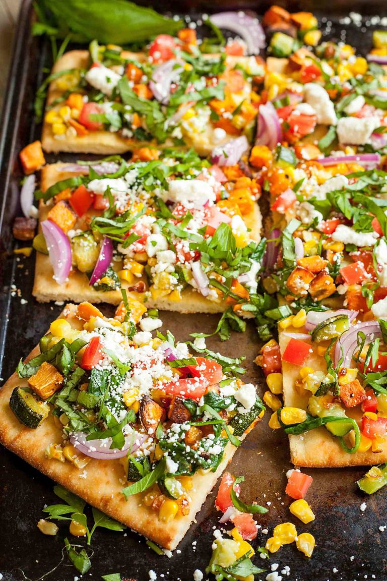 Rainbow Feta Flatbread The LiveIn Kitchen