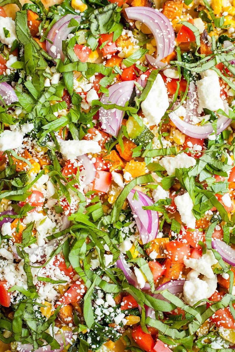 Rainbow Feta Flatbread The LiveIn Kitchen