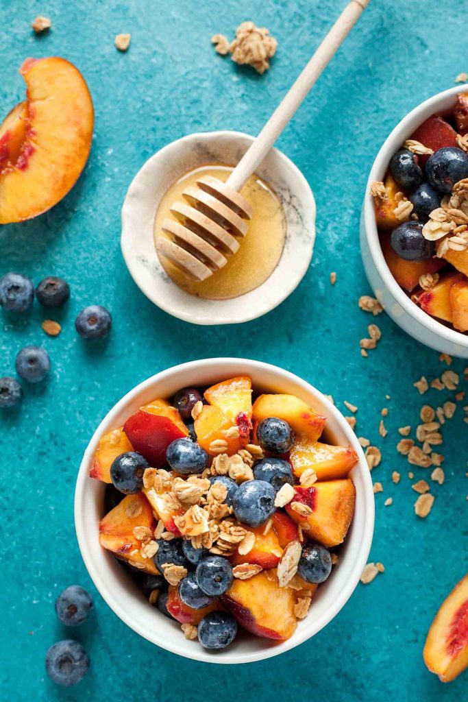 Honey Vanilla Summer Fruit Salad - This is so simple and delicious! Great for dessert or a side, I love this healthy treat! Full recipe at theliveinkitchen.com
