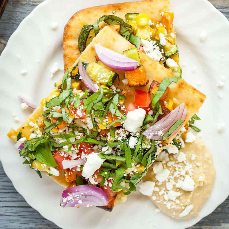Rainbow Feta Flatbread The LiveIn Kitchen