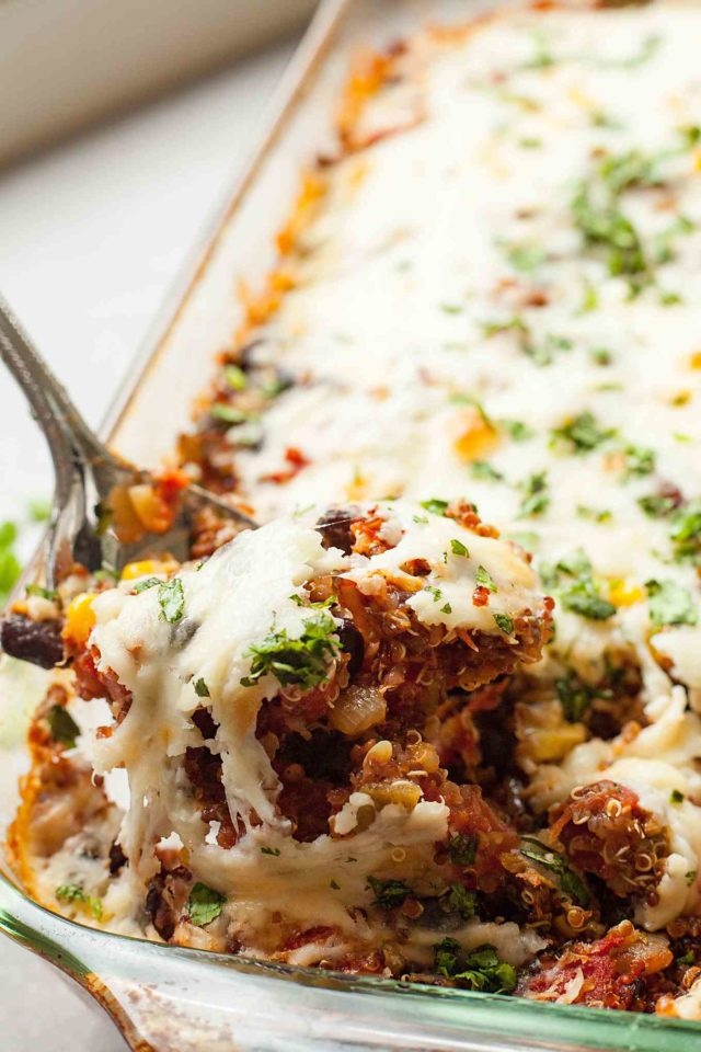 Crispy Quinoa Bake Vegetarian The LiveIn Kitchen