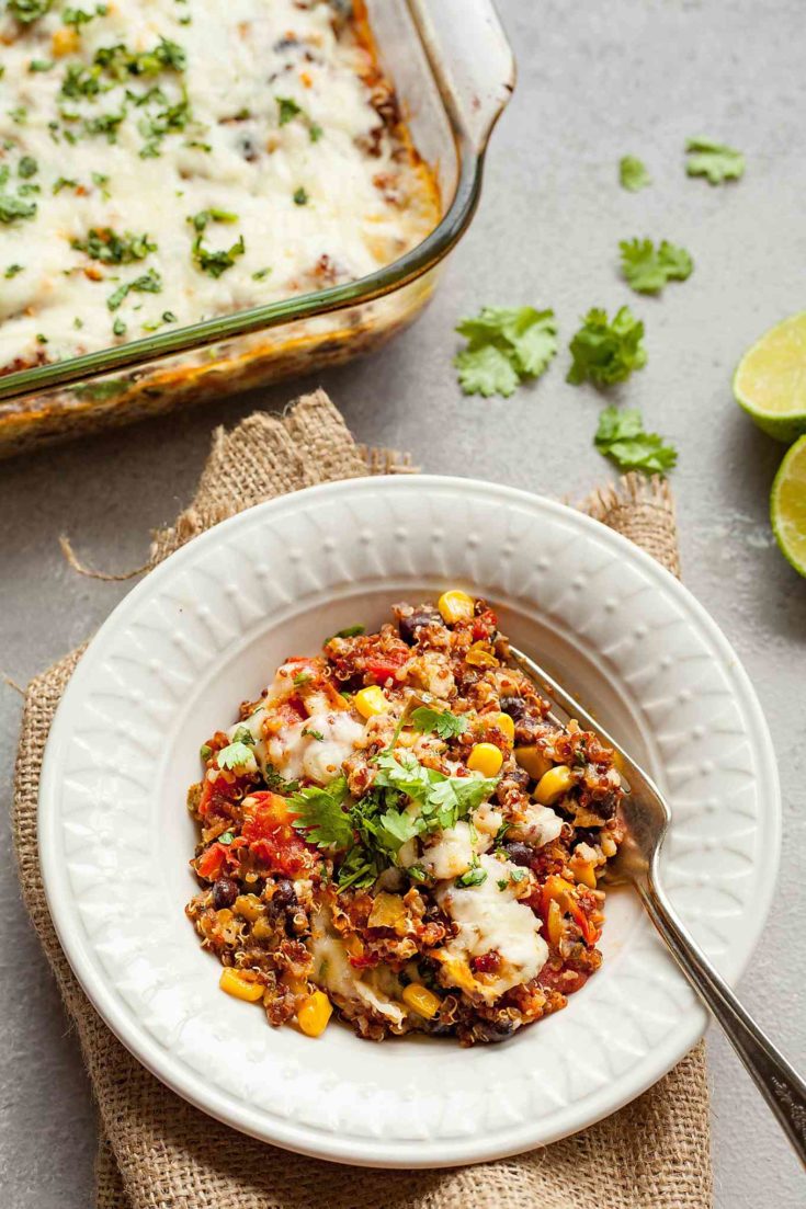 Crispy Quinoa Bake Vegetarian The LiveIn Kitchen