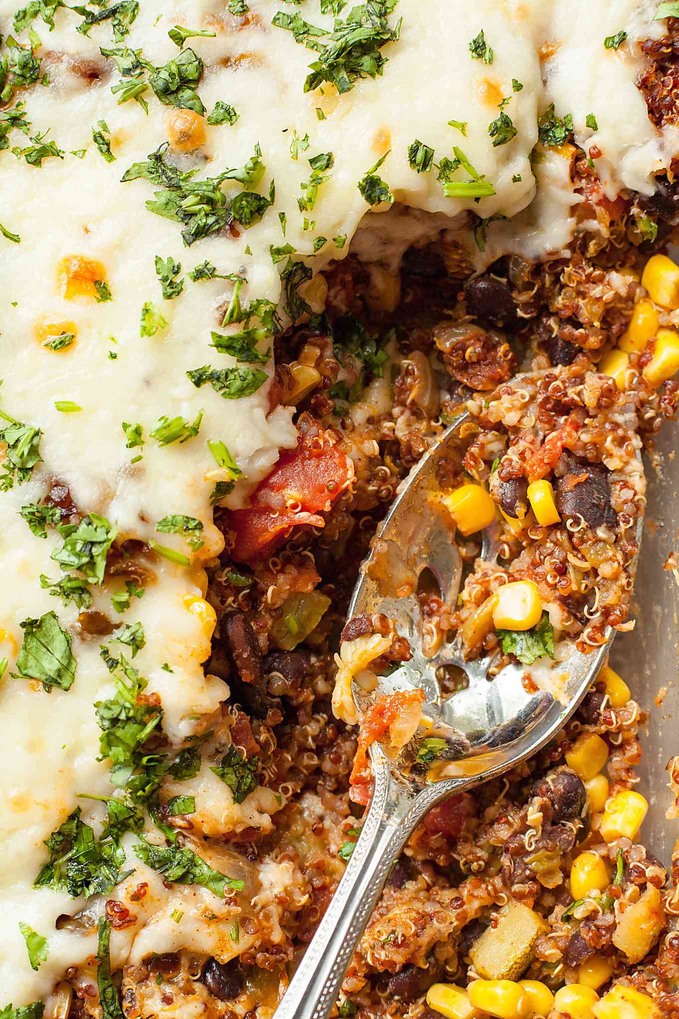 Crispy Quinoa Bake Vegetarian The LiveIn Kitchen