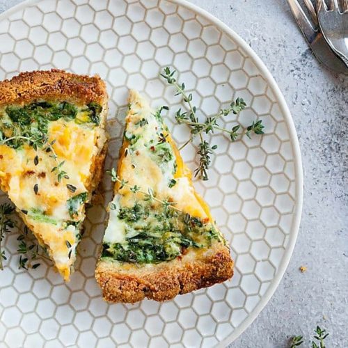 Sweet Potato and Spinach Gluten Free Quiche The LiveIn Kitchen