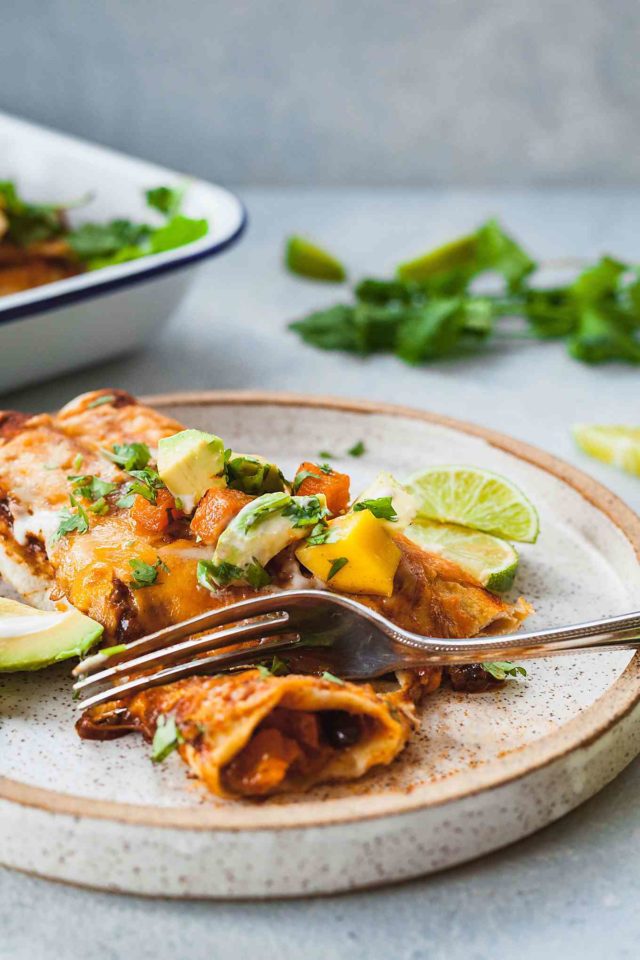 Vegetarian Enchiladas with Butternut Squash The LiveIn Kitchen