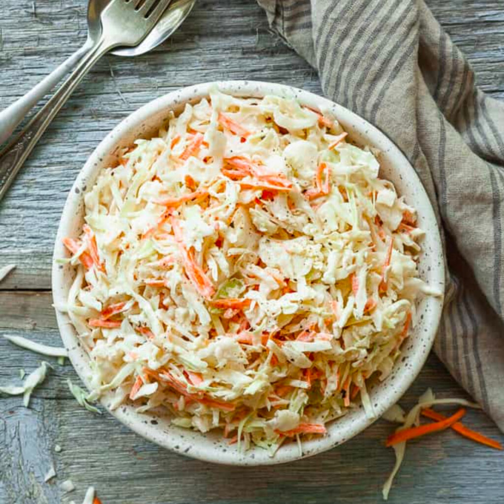 The Best Creamy No Mayo Coleslaw Recipe The LiveIn Kitchen