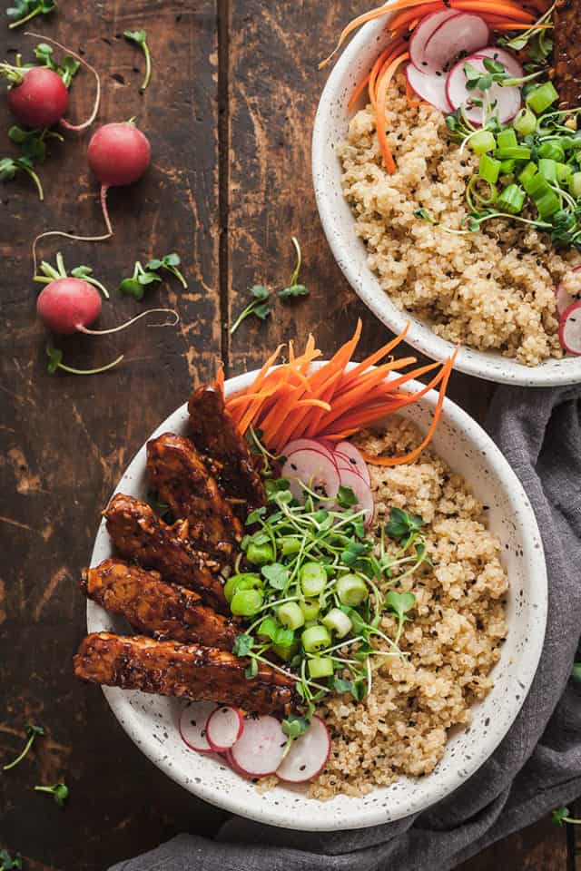 Vegan Tempeh Buddha Bowl The LiveIn Kitchen