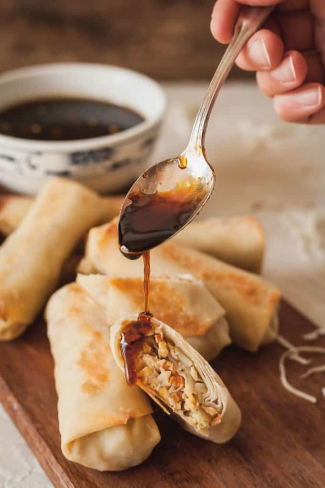 Baked Vegetable Egg Roll Recipe with Tempeh The LiveIn Kitchen