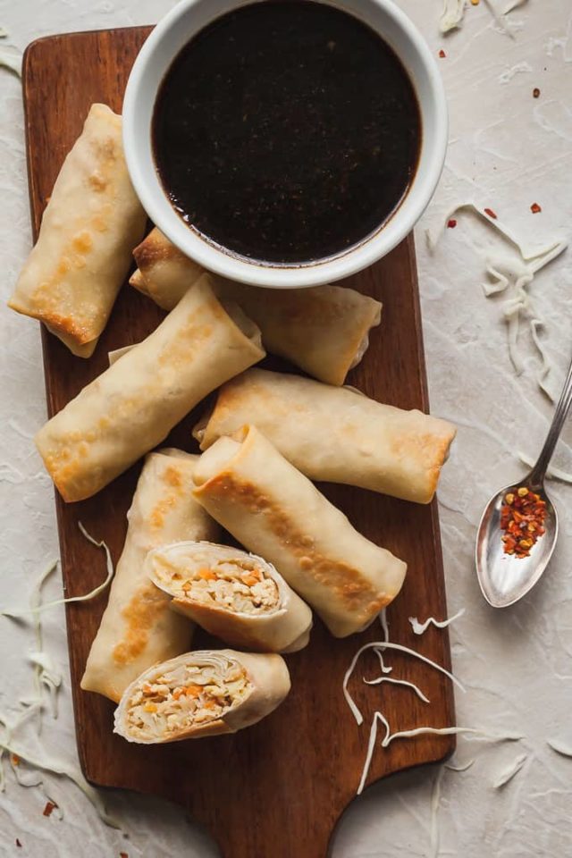 Baked Vegetable Egg Roll Recipe with Tempeh The LiveIn Kitchen