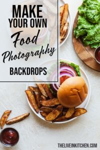 DIY Textured Food Photography Backdrops - The Live-In Kitchen