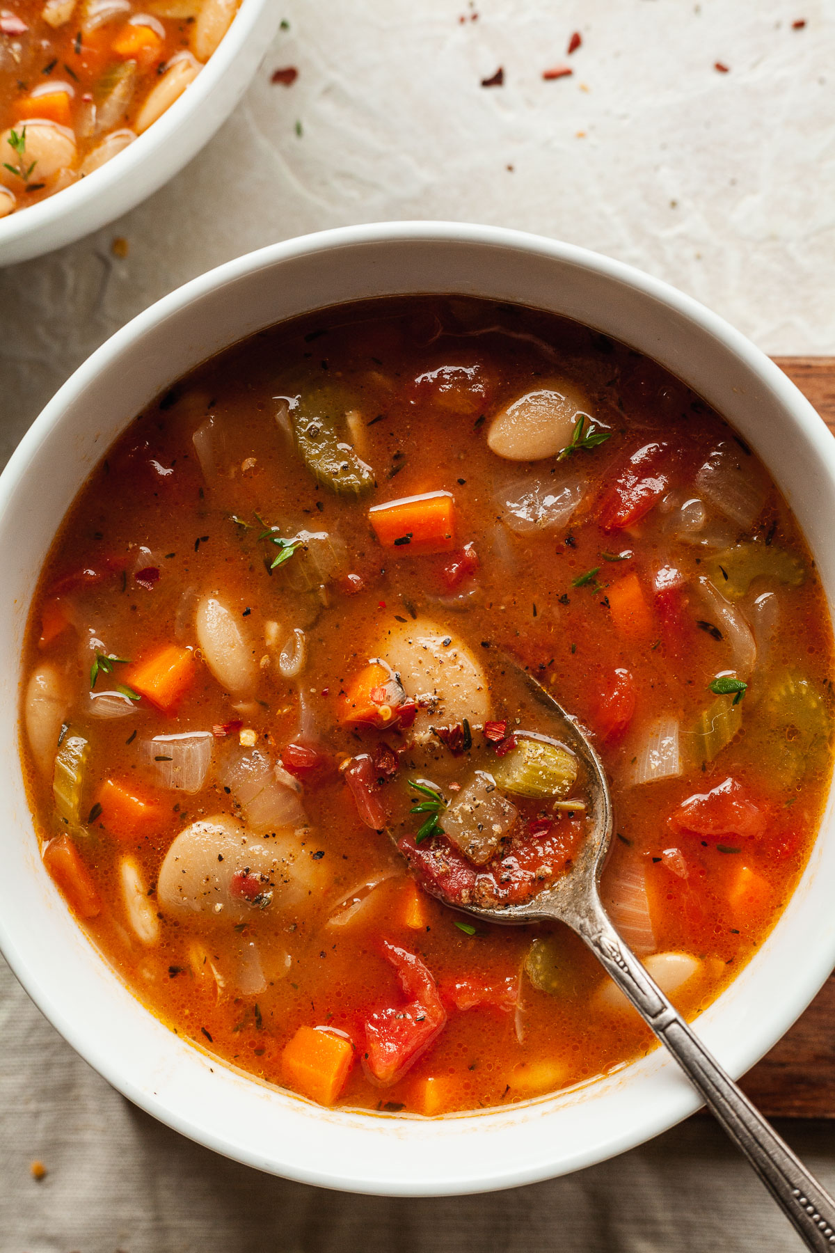 vegetarian butter bean soup