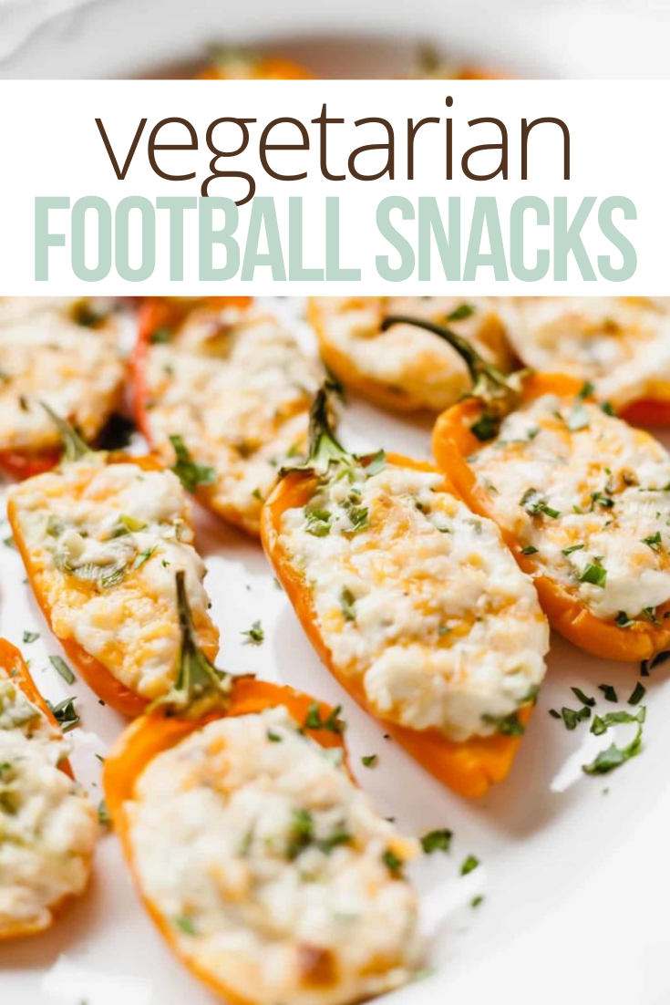 Vegetarian Football Snacks - The Live-In Kitchen
