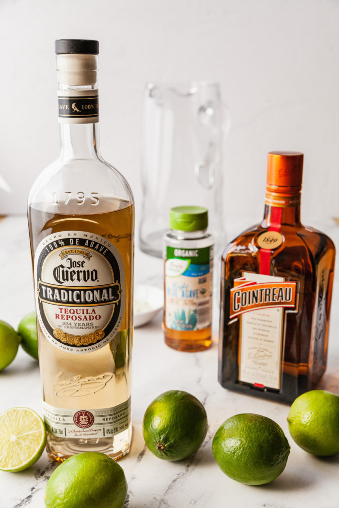 ingredients for margarita pitchers