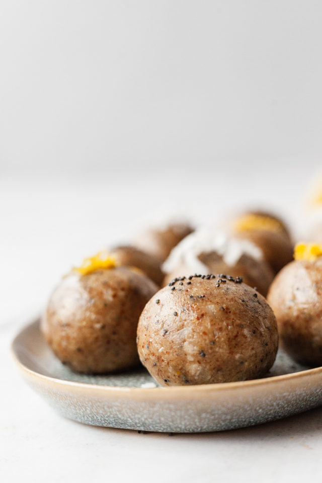 Lemon Poppy Seed Protein Balls The LiveIn Kitchen