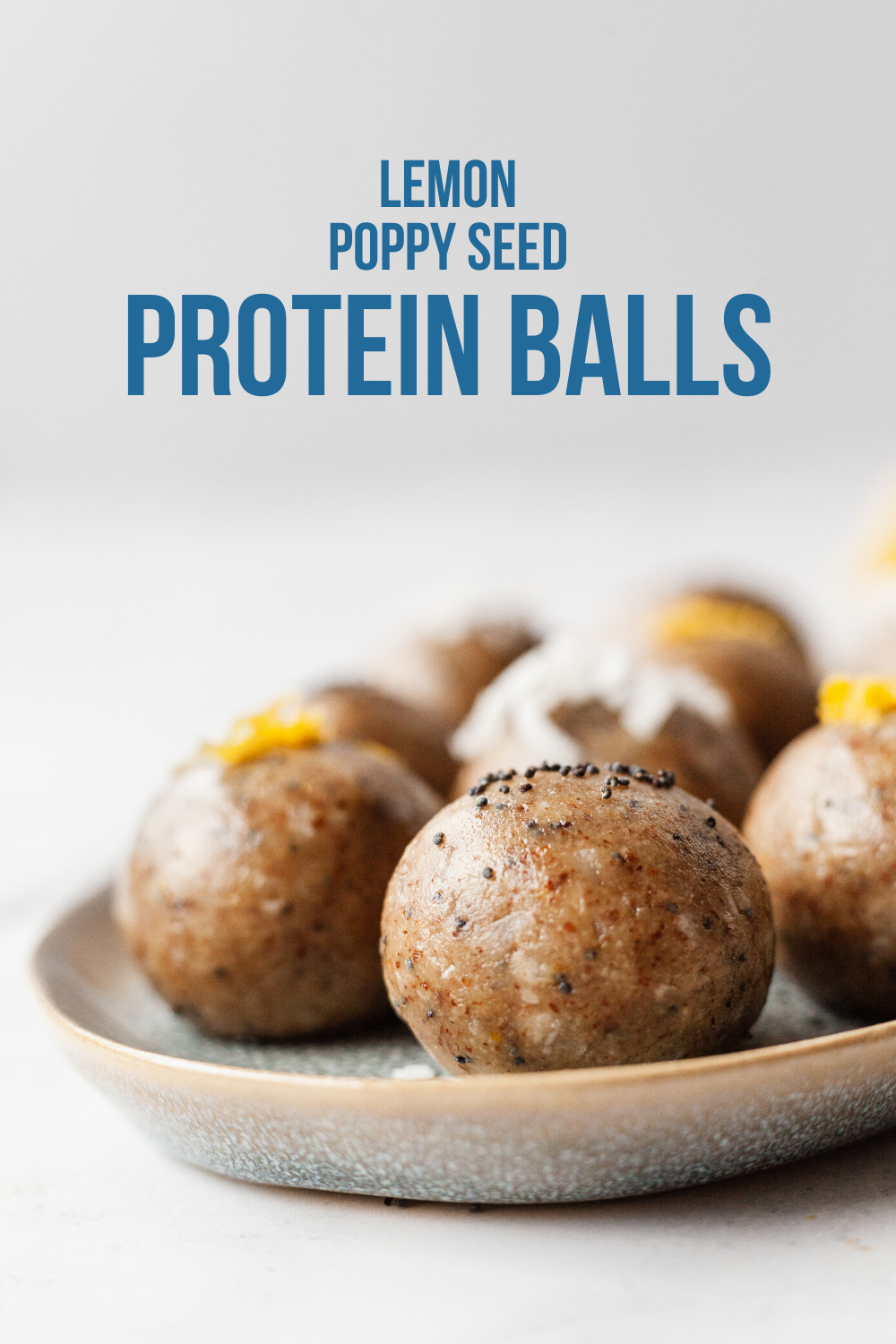 Lemon Poppy Seed Protein Balls The LiveIn Kitchen