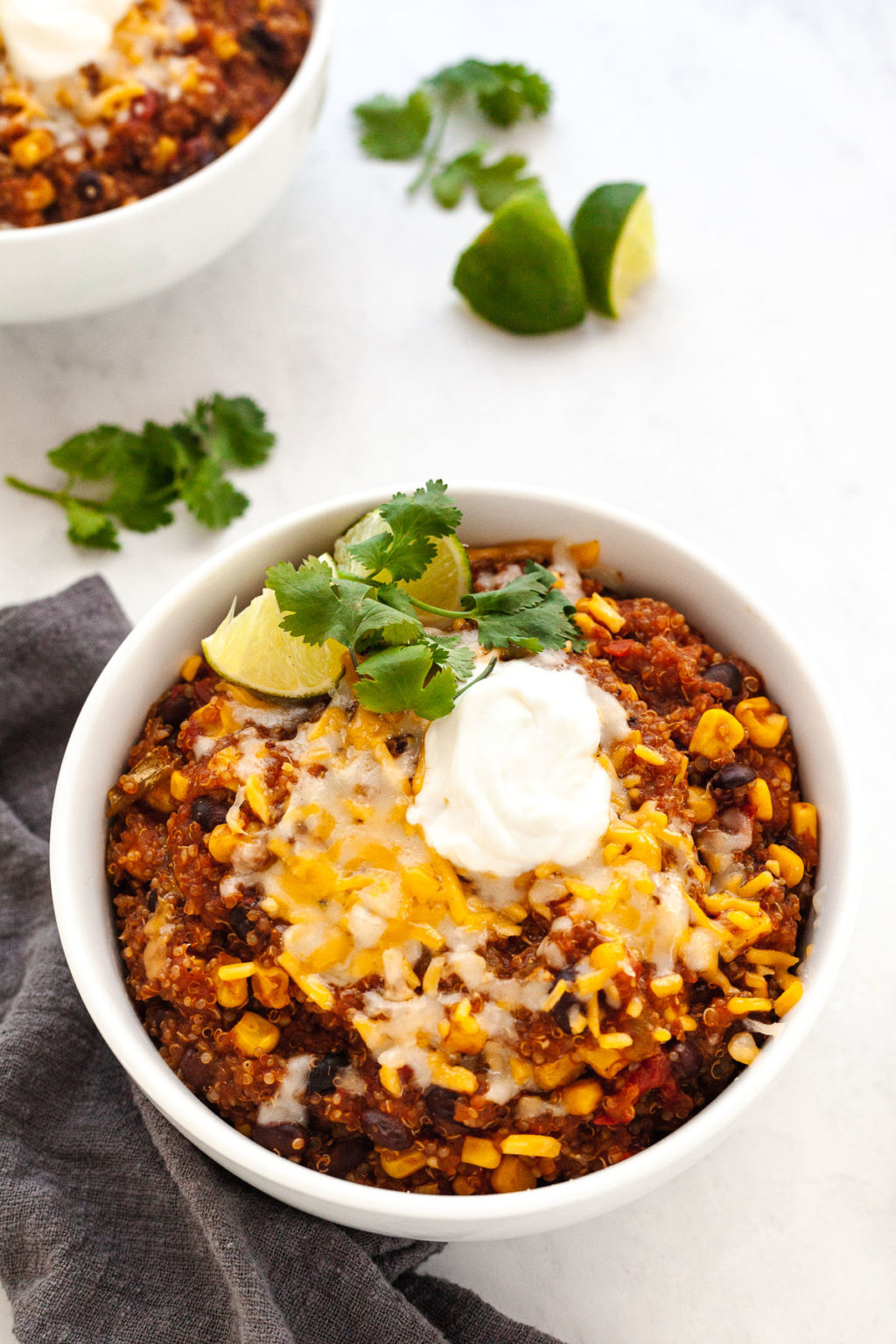 Slow Cooker Quinoa Enchilada Casserole The LiveIn Kitchen