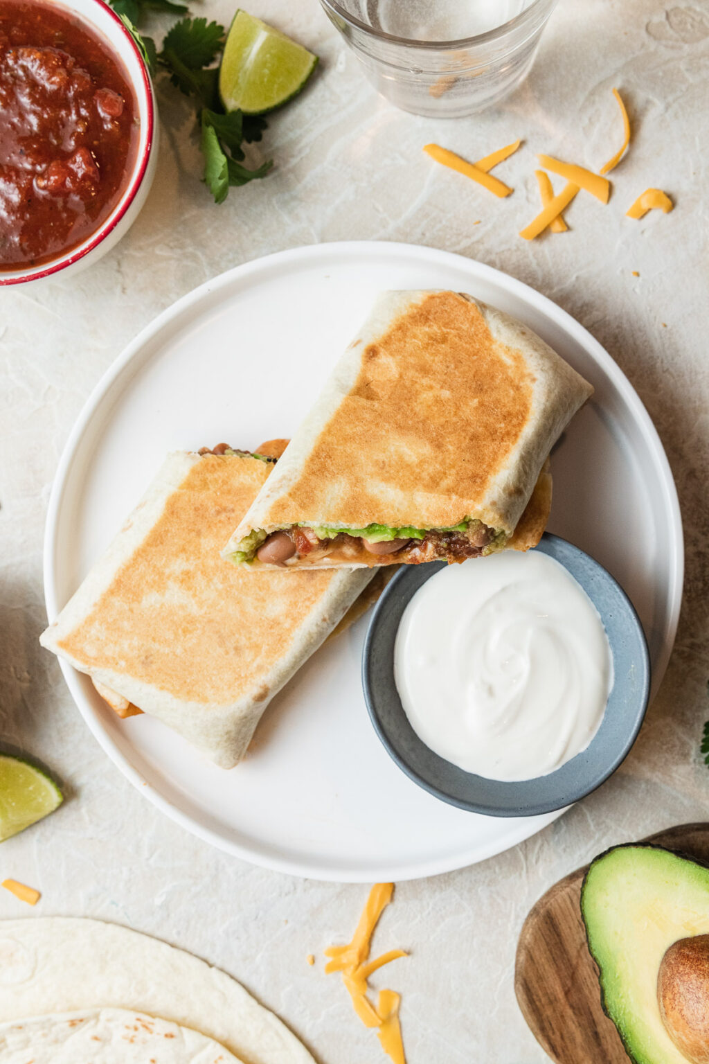 Grilled Bean and Cheese Burritos The LiveIn Kitchen