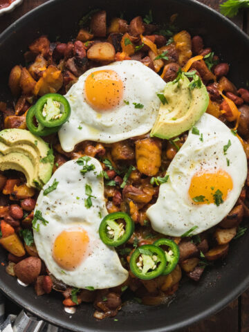 featured image of southwest veggie breakfast skillet