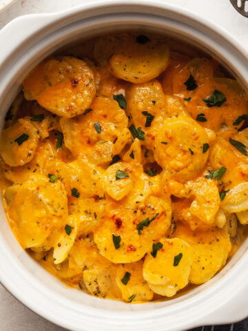 featured image of instant pot scalloped potatoes