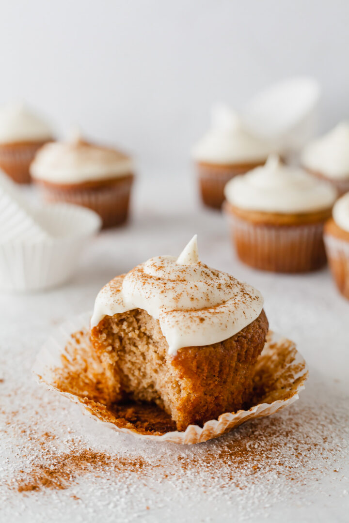 Applesauce Cupcakes with Cream Cheese Frosting The LiveIn Kitchen