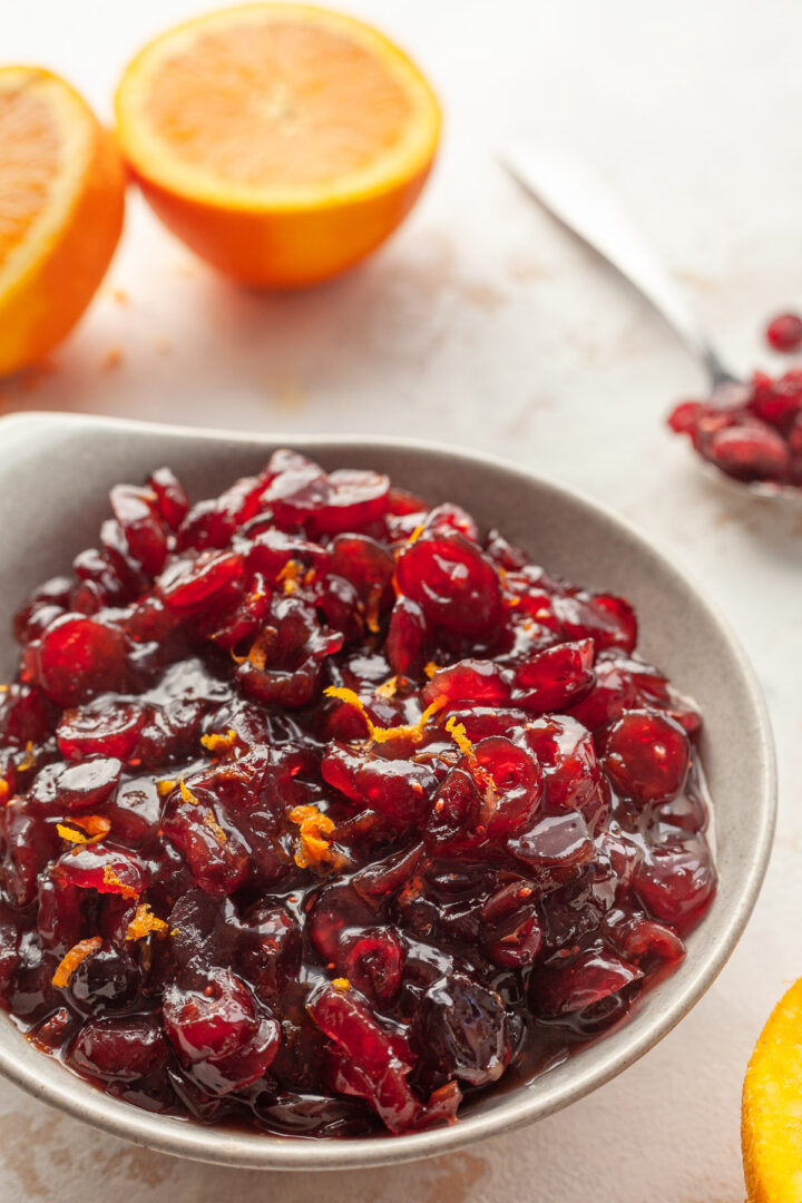 Cranberry Sauce with Dried Cranberries The LiveIn Kitchen