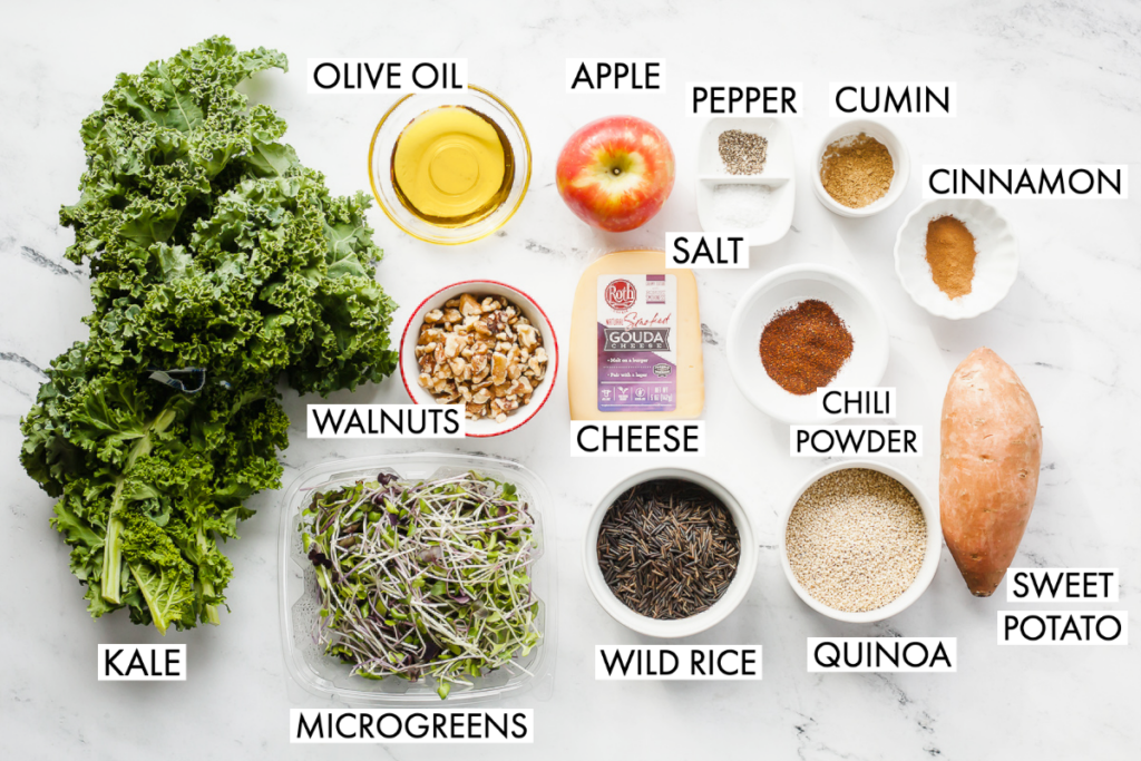 Vegetarian Autumn Grain Bowl - The Live-In Kitchen