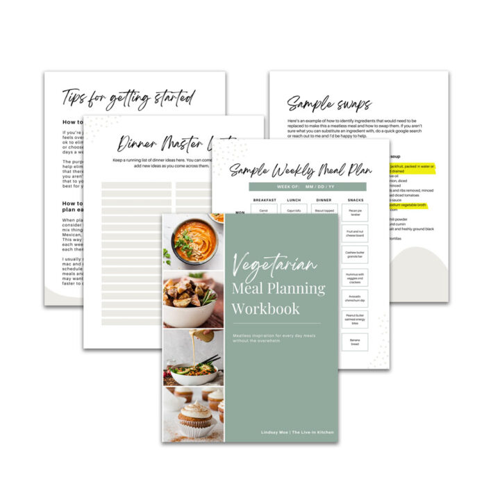 The Vegetarian Meal Planning Workbook - The Live-In Kitchen