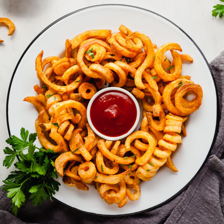 Air Fryer Frozen Curly Fries The LiveIn Kitchen