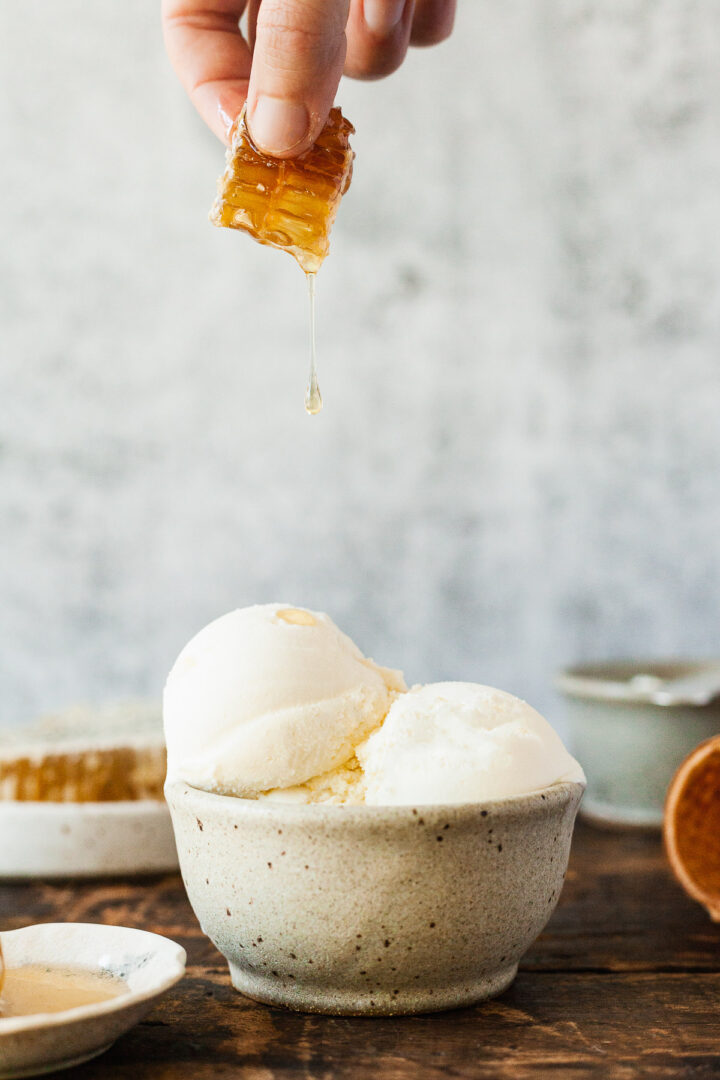 Goat Cheese and Honey Ice Cream The LiveIn Kitchen